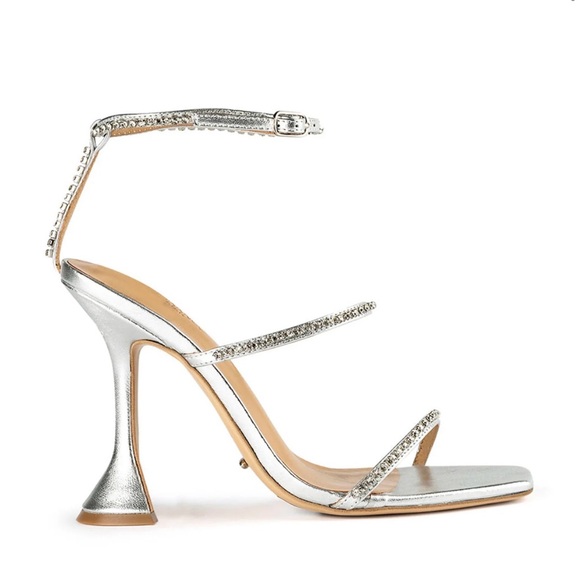 Tony Bianco Silver Shy Heels - Picture 2 of 6